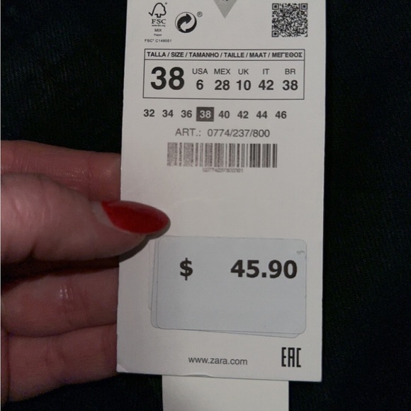 •NWT Zara jeans - Picture 4 of 6